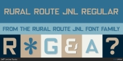Rural Route JNL font download