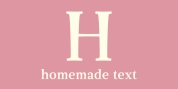 Homemade Text font download