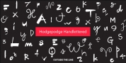 Hodgepodge Handlettered font download