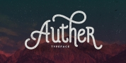 Auther Typeface font download