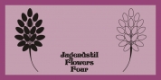 Jugendstil Flowers Four font download