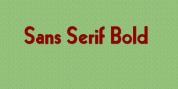 Sans Serif Bold font download
