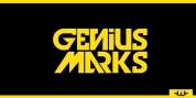 Genius Marks font download