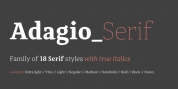 Adagio Serif font download
