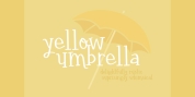 Yellow Umbrella font download