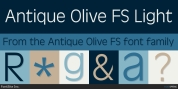 Antique Olive FS font download