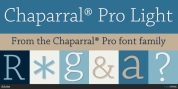 Chaparral Pro font download