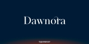 Dawnora font download