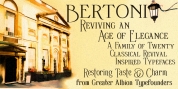 Bertoni font download