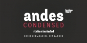 Andes Condensed font download
