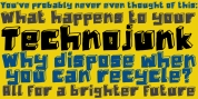 Technojunk font download