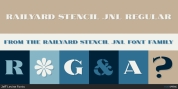 Railyard Stencil JNL font download