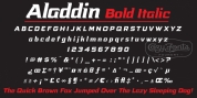 Aladdin font download