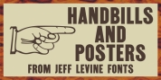 Handbills And Posters JNL font download