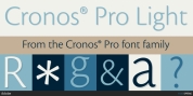 Cronos Pro font download