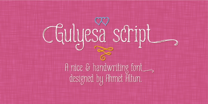 Gulyesa Script font preview