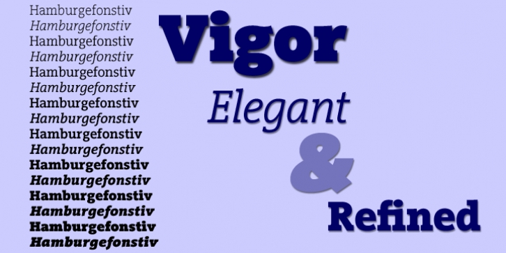 VigorDT font preview