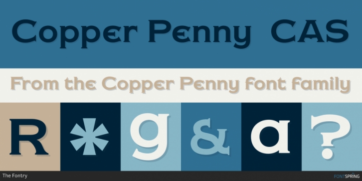 Copper Penny font preview