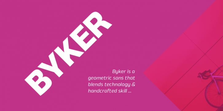 Byker font preview