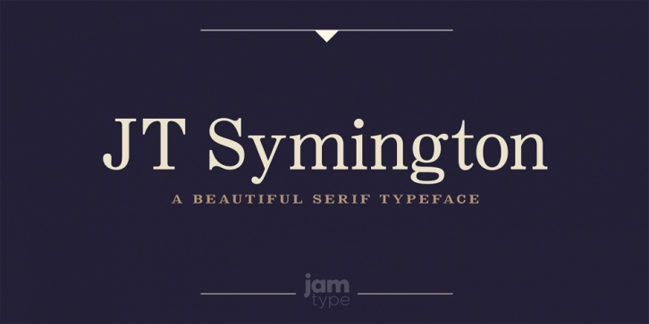 JT Symington font preview
