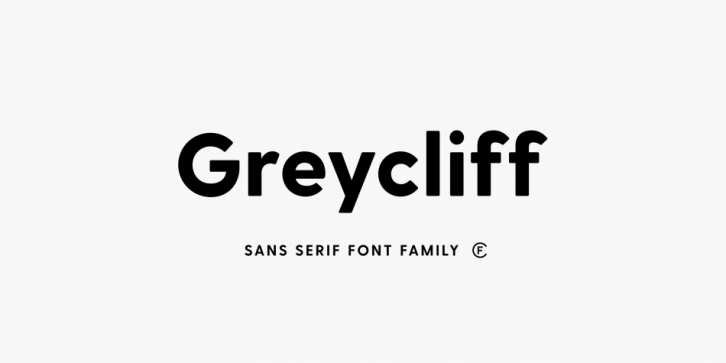 Greycliff CF font preview