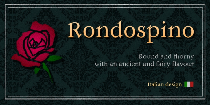 Rondospino font preview