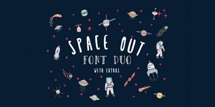 Space Out font preview