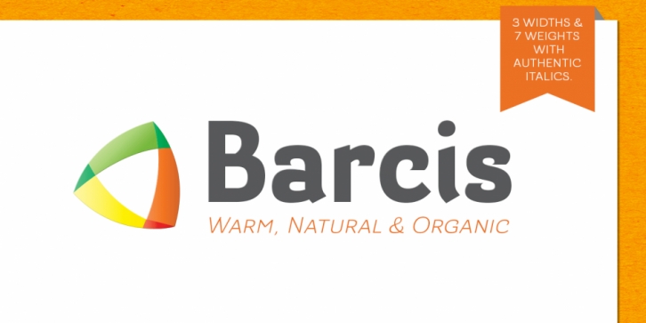 Barcis font preview