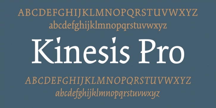 Kinesis Pro font preview