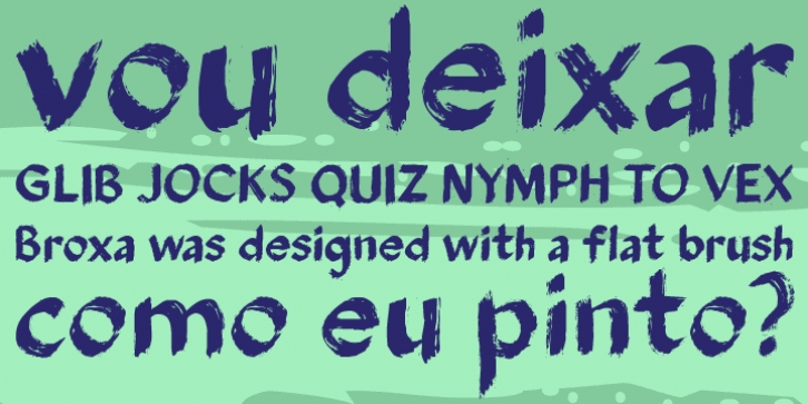 Broxa font preview