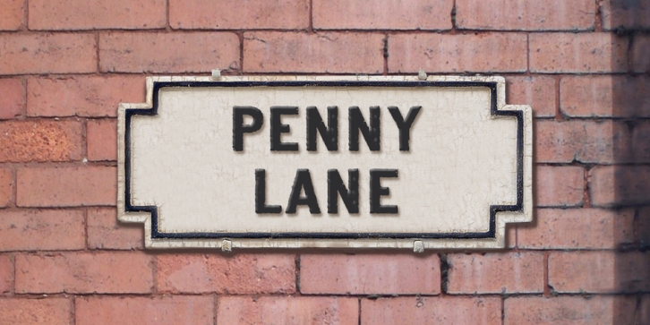 Penny Lane font preview