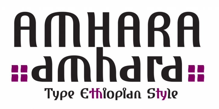 Amhara font preview