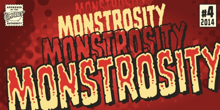 Monstrosity font preview