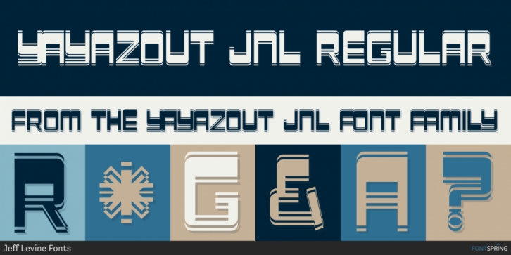 Yayazout JNL font preview