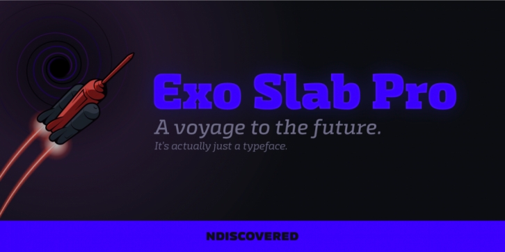 Exo Slab Pro font preview
