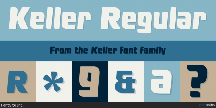 Keller font preview