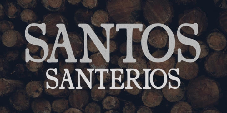 Santerios Santos font preview