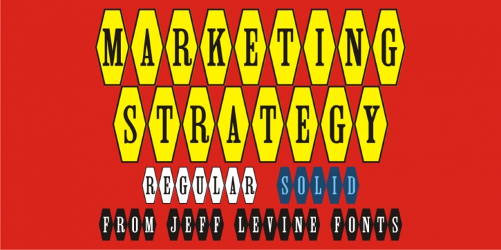 Marketing Strategy JNL font preview