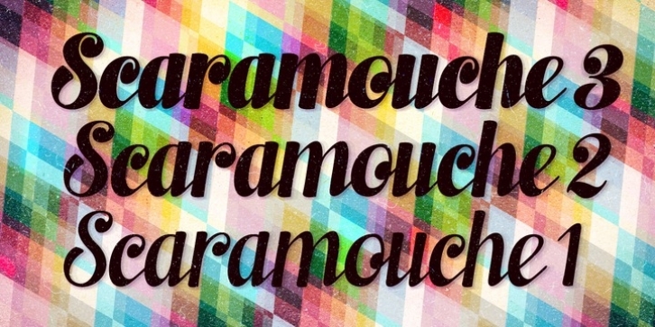 Scaramouche font preview