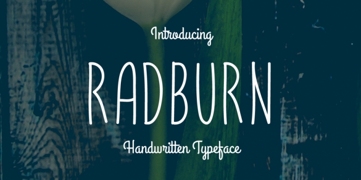 Radburn font preview