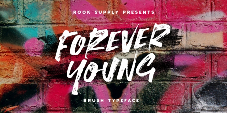 Forever Young font preview