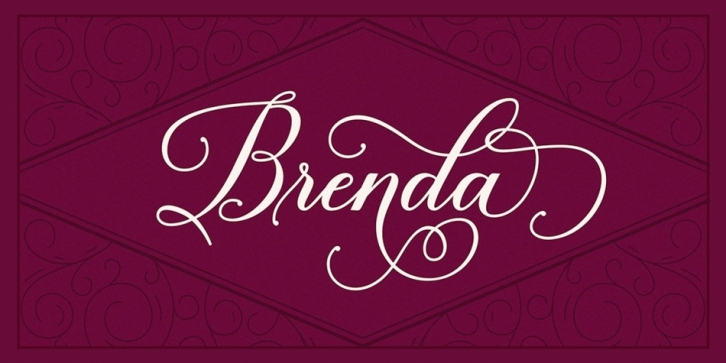 Brenda Script font preview