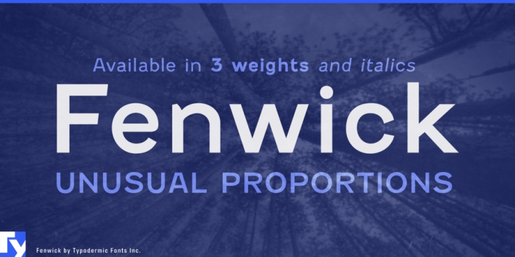Fenwick font preview