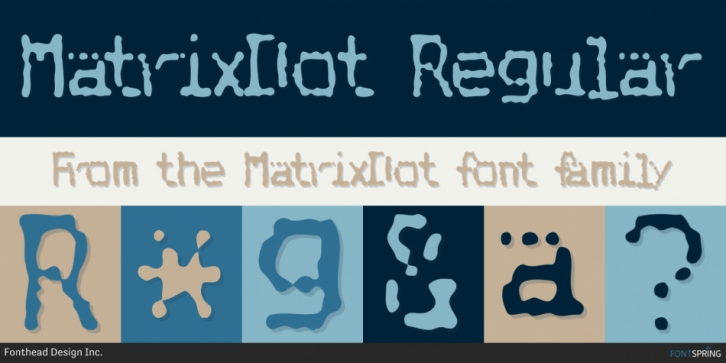 MatrixDot font preview