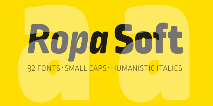 Ropa Soft Pro font preview