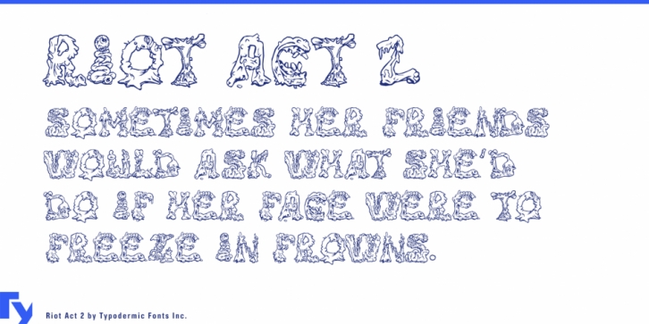 Riot Act 2 font preview