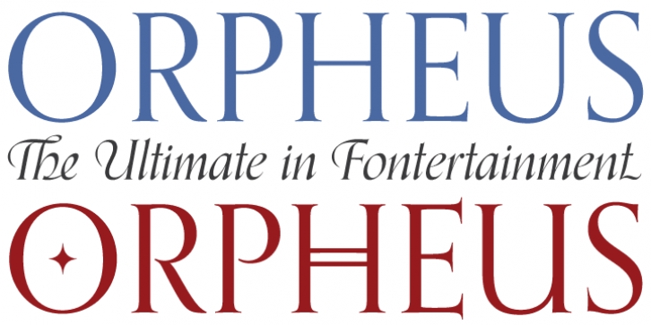 Orpheus Pro font preview