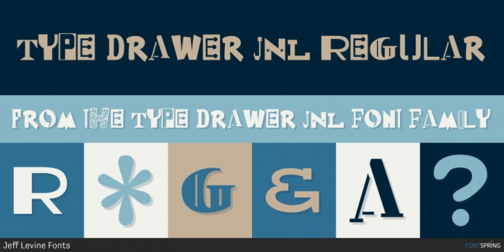Type Drawer JNL font preview