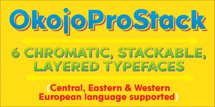 Okojo Pro Stack font preview