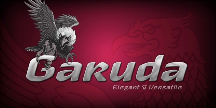 Garuda font preview